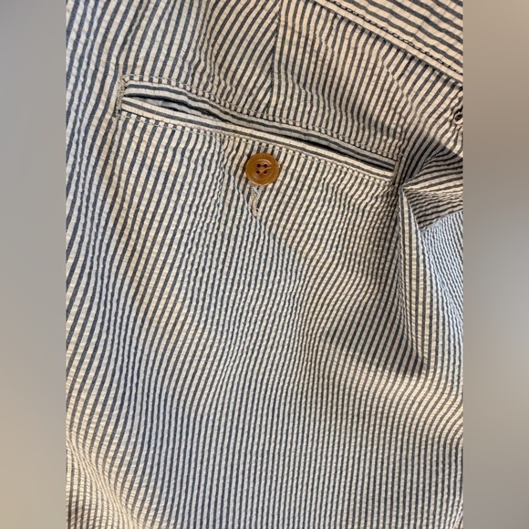 J. Crew Club Men's Seersucker Striped Shorts 33W 11L - Picture 8 of 11